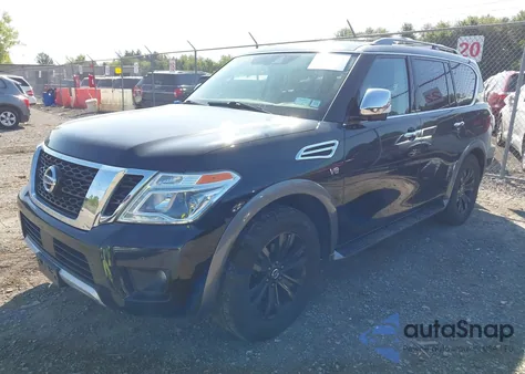 2018 Nissan Armada Platinum из США, поврежденный, VIN JN8AY2NE4J9732033